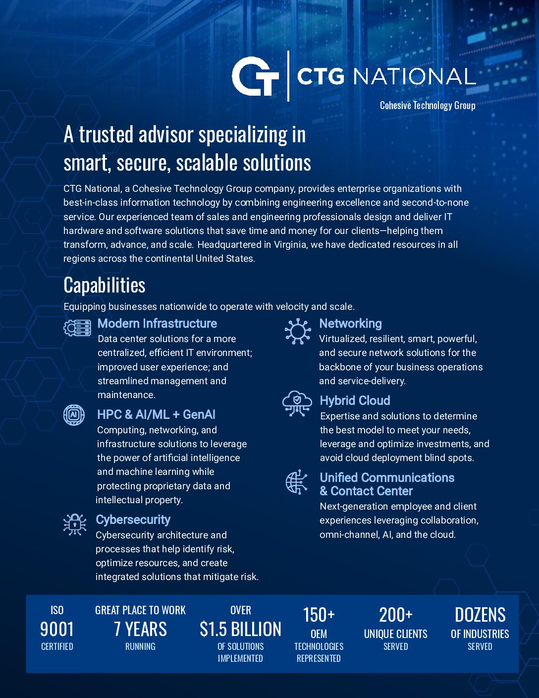 CTG Federal Capabilities Download