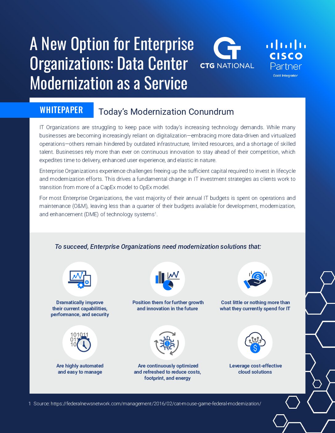 Cohesity Dept of Defense Solution Brief: Data Management at a Tactical Edge Download
