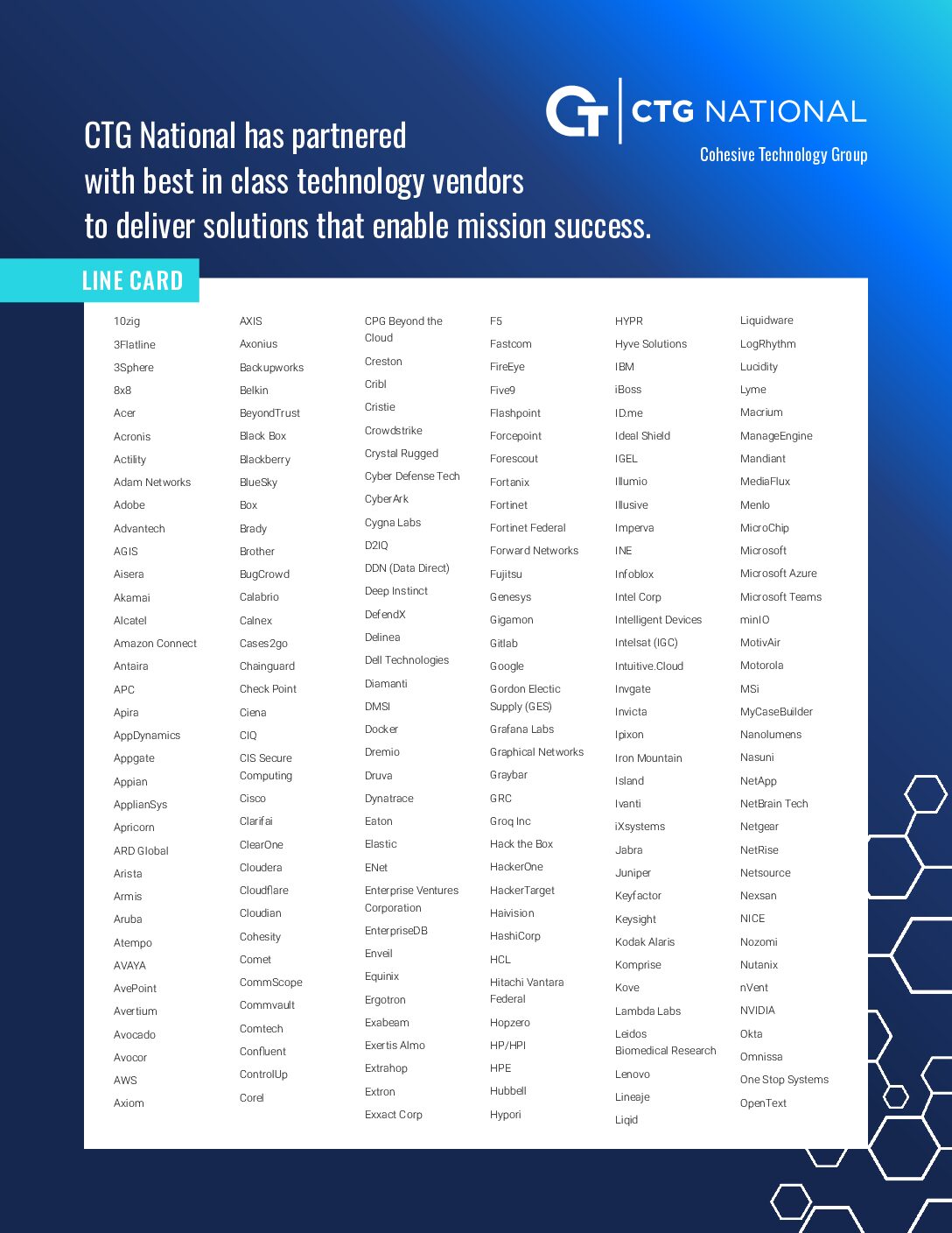 CTG Federal Capabilities Download