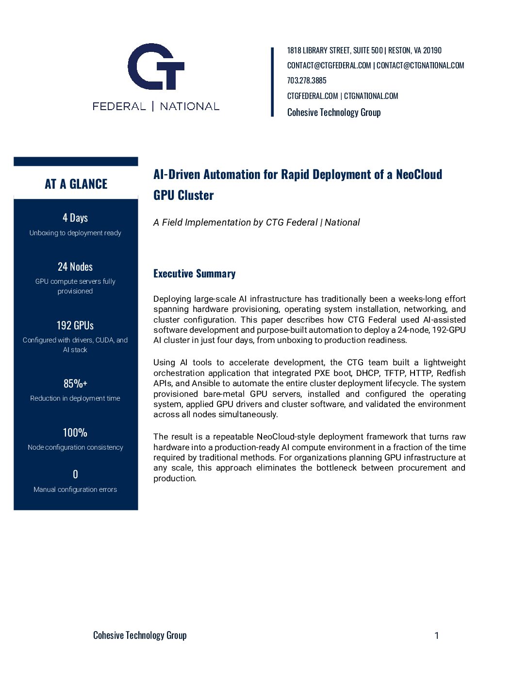 NetApp Solutions Brief: Unrivaled Expertise in Modernizing Federal Data Management