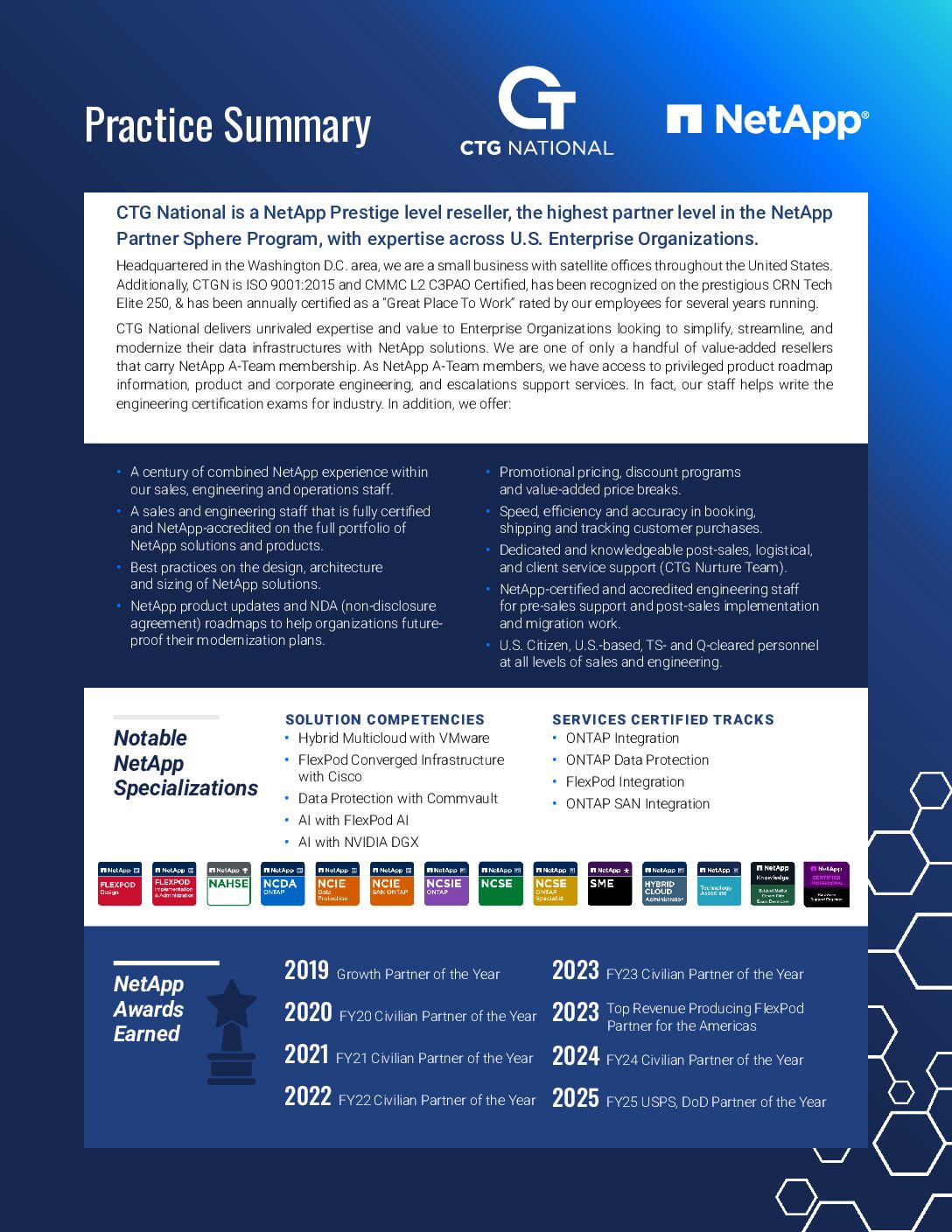 NetApp Solutions Brief: Unrivaled Expertise in Modernizing Federal Data Management