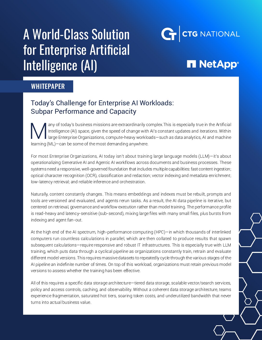 NetApp Solutions Brief: Unrivaled Expertise in Modernizing Federal Data Management